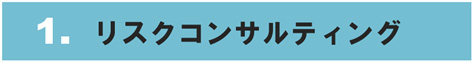 1.リスクコンサルティング