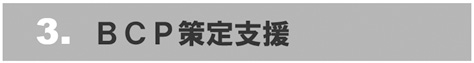 3.BCP策定支援